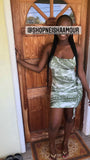 GREEN ENVY TYE DYE DRESS