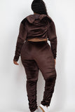 Velour Me Set Brown