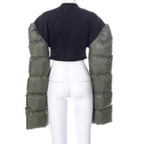 PUFF BOMBER JACKET (GREEN)