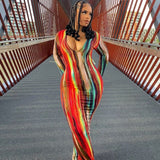 TUNNEL VISION MAXI DRESS