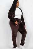 Velour Me Set Brown